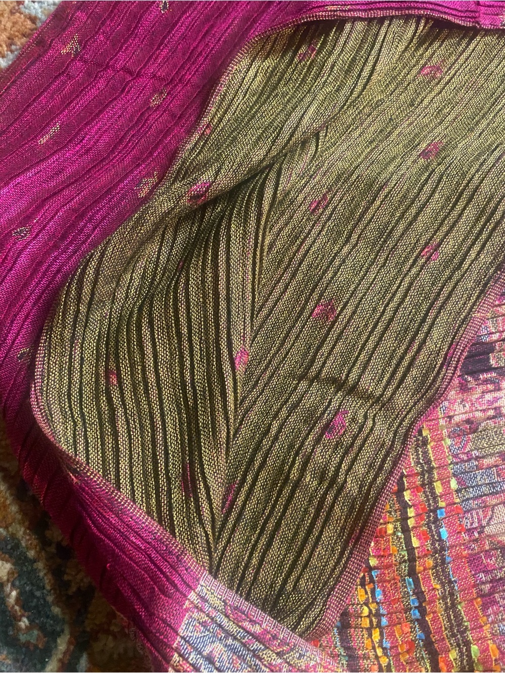 Lovely reversible fashion scarf